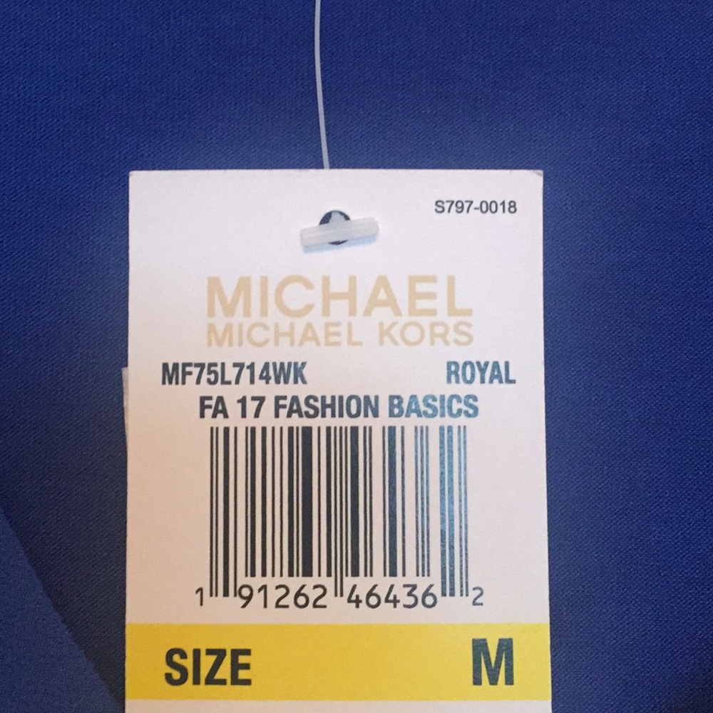 Michael Kota blue blouse - Picture 2 of 2